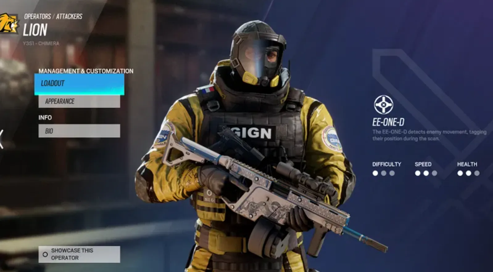how to play lion in rainbow six siege
